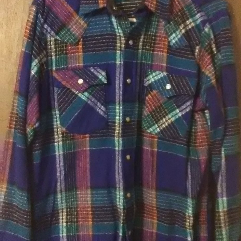 Saddleking Western by Kay flannel shirt